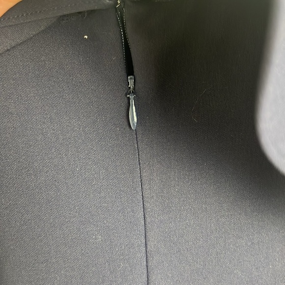 NEW LIKELY Size 4 Navy Blue Dionne Classic Cocktail Sheath Sleeveless Dress - Picture 9 of 12